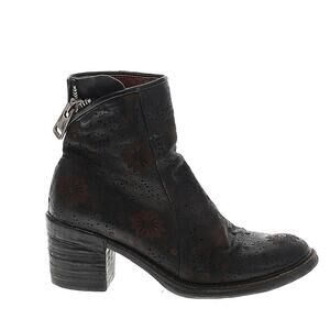 A.S.98 Jase Floral brown leather Boots